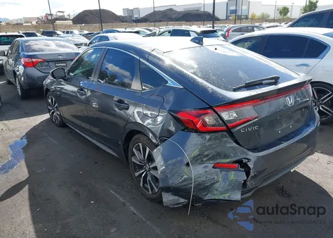 2024 Honda Civic Ex-L из США, поврежденный, VIN 19XFL1H77RE013244